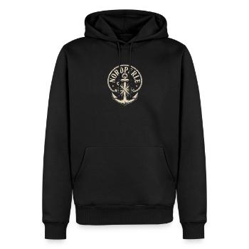 Nordperle Hamburg Nordsee Ostsee Norddeutsch Deern - Männer Premium Bio Hoodie - Schwarz - Vorne - Nico (187cm)
