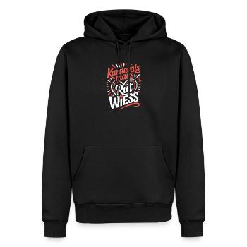 Souris de Carnaval, Rut, Wiess, Cologne, Cologne, Souris de Carnaval, - Sweat à capuche Premium bio Homme - noir - Devant - Nico (187cm)
