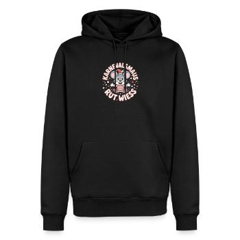 Souris de Carnaval, Rut, Wiess, Cologne, Cologne, Souris de Carnaval, - Sweat à capuche Premium bio Homme - noir - Devant - Nico (187cm)