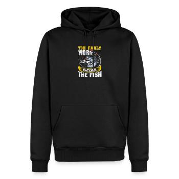 Angeln Angler Fische Fischer Sprüche Petri Heil - Männer Premium Bio Hoodie - Schwarz - Vorne - Nico (187cm)