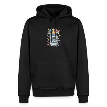 Jecken-Nachwuchs Bébé de Carnaval en formation - Sweat à capuche Premium bio Homme - noir - Devant - Nico (187cm)