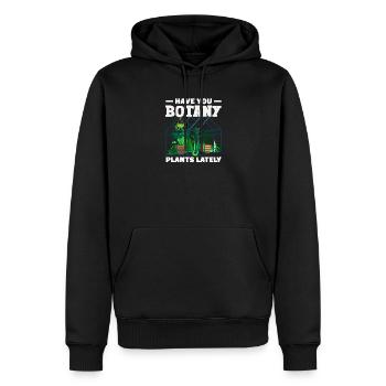 Pflanzenliebhaber Botanik Pflanzen Sukkulente - Männer Premium Bio Hoodie - Schwarz - Vorne - Nico (187cm)