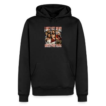 Auf meinen Knien für Jesus Christlichen Glauben Ostern - Männer Premium Bio Hoodie - Schwarz - Vorne - Nico (187cm)
