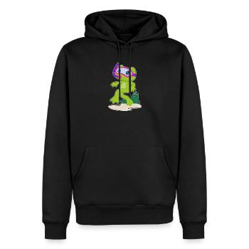 Plongée en plongée en apnée pour plongeurs de grenouille - Sweat à capuche Premium bio Homme - noir - Devant - Nico (187cm)