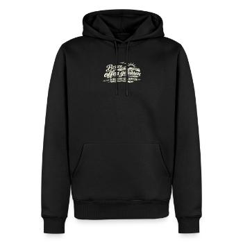 Besser offen gefahren als schlecht gelaufen  - Männer Premium Bio Hoodie - Schwarz - Vorne - Nico (187cm)