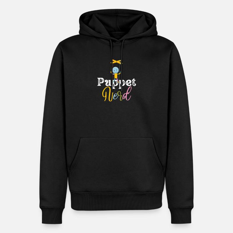 Art de marionnette gerd - Sweat à capuche Premium bio Homme - noir