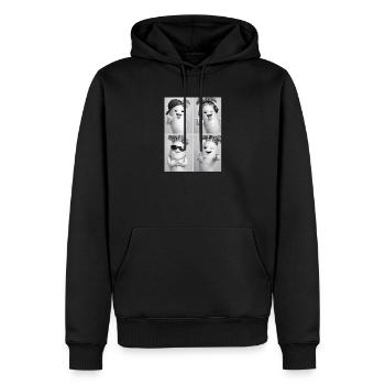 Daikon Radish - Männer Premium Bio Hoodie - Schwarz - Vorne - Nico (187cm)