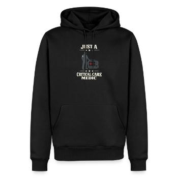 Intensivpflegesanitäter Advanced Emt Als Identity - Männer Premium Bio Hoodie - Schwarz - Vorne - Nico (187cm)