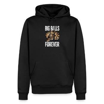King Python Snakes Lover Terrarium Python - Men’s Premium Organic Hoodie - black - Front - Nico (187cm)