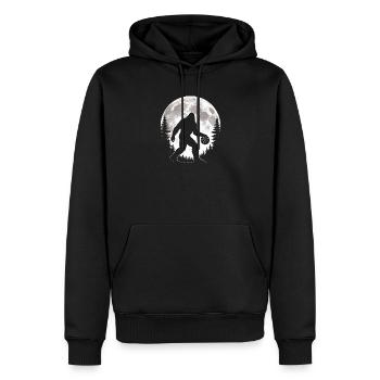 Joueur de basket-ball de Bigfoot - Sweat à capuche Premium bio Homme - noir - Devant - Nico (187cm)