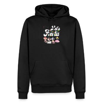Chihuahua Chihuahueño Let's Fiesta - Männer Premium Bio Hoodie - Schwarz - Vorne - Nico (187cm)