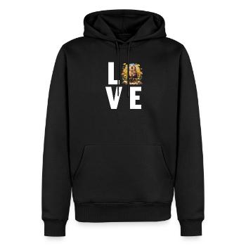 Lemmings Lemming - Men’s Premium Organic Hoodie - black - Front - Nico (187cm)