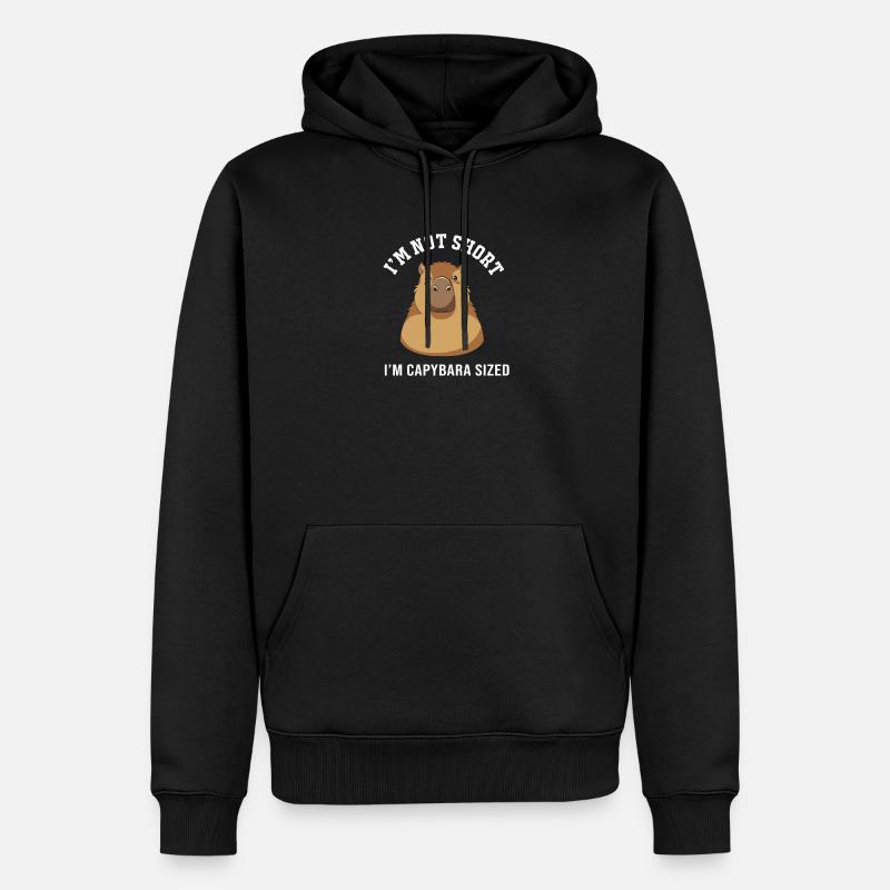 Capibara Capybara - Männer Premium Bio Hoodie - Schwarz