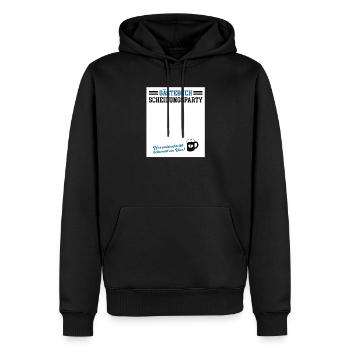 Guestbook Divorce Party Divorced Divorce - Men’s Premium Organic Hoodie - black - Front - Nico (187cm)