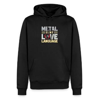 Anesthesiologist Metal My Love Anesthesia - Männer Premium Bio Hoodie - Schwarz - Vorne - Nico (187cm)