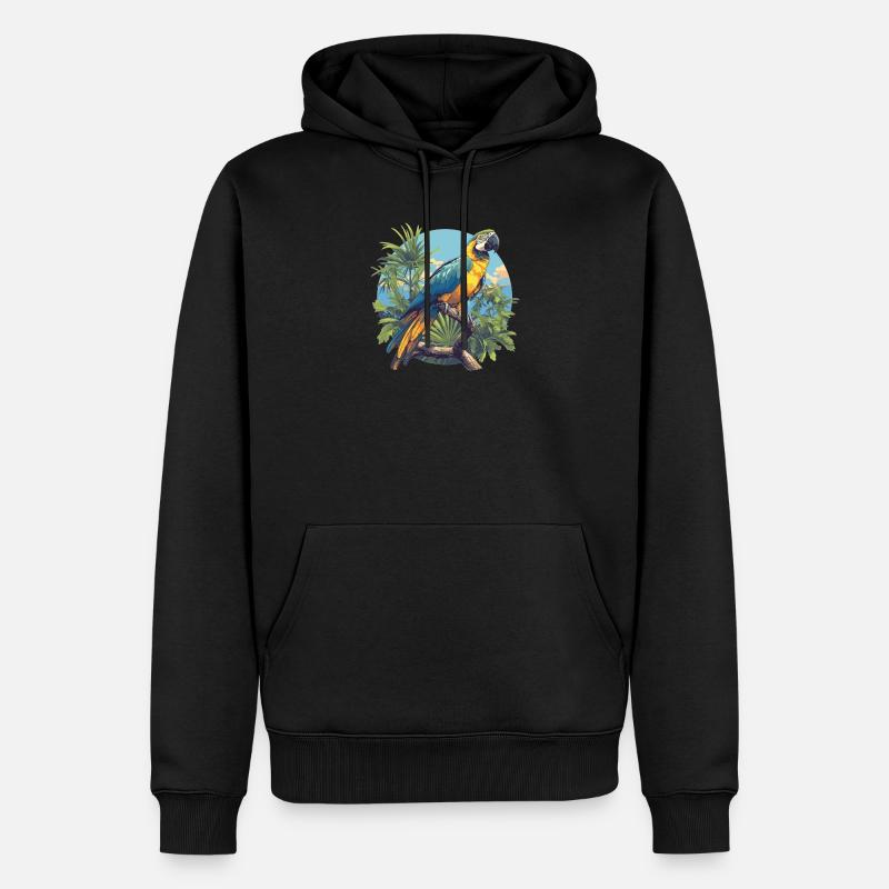 L’ère de l’ara - Sweat à capuche Premium bio Homme - noir