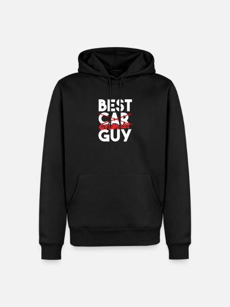 Bester Turner, lustiger Leichtathletik-Slogan - Männer Premium Bio Hoodie - Schwarz