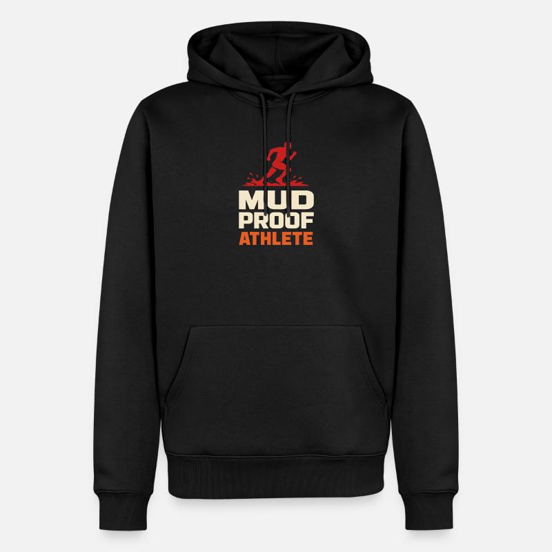 Parcours d’obstacles Course d’obstacles OCR - Sweat à capuche Premium bio Homme - noir