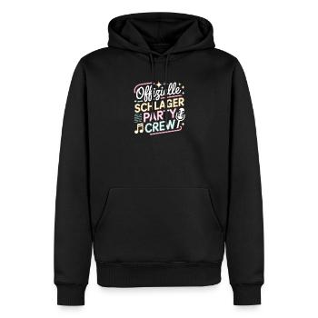 Schlager Party Crew Mallorca Festival JGA Malle - Männer Premium Bio Hoodie - Schwarz - Vorne - Nico (187cm)