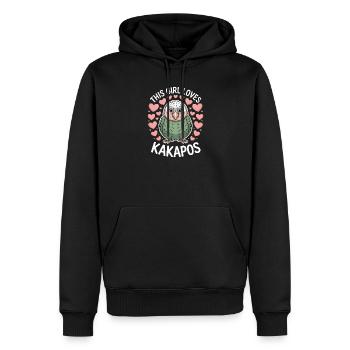 Kakapo Sprüche Kakapos Lustiges Kakapo Geschenk - Männer Premium Bio Hoodie - Schwarz - Vorne - Nico (187cm)