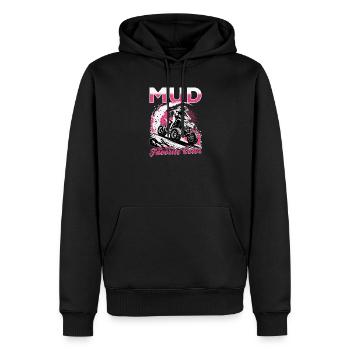 Quad ATV Femme Fille Quad Quad - Sweat à capuche Premium bio Homme - noir - Devant - Nico (187cm)