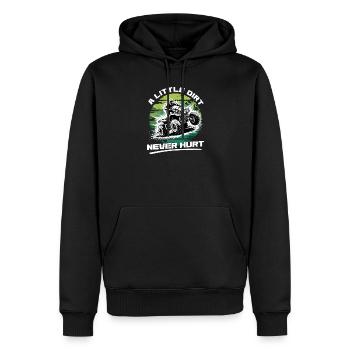 Quad ATV Garçons Hommes Quad Wheeler - Sweat à capuche Premium bio Homme - noir - Devant - Nico (187cm)
