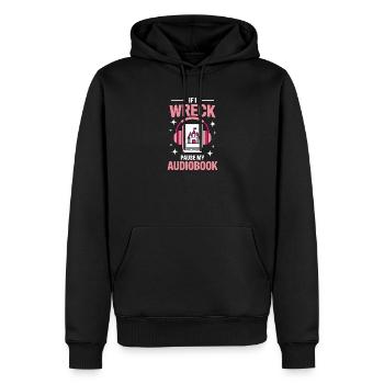 Novelty Höchbücher Geschenk Bücherwurm - Männer Premium Bio Hoodie - Schwarz - Vorne - Nico (187cm)
