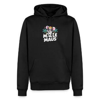 Mallemaus JGA Frauen Mallorca Fan Party Malle Maus - Männer Premium Bio Hoodie - Schwarz - Vorne - Nico (187cm)