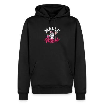 Mallemaus JGA Frauen Mallorca Fan Party Malle Maus - Männer Premium Bio Hoodie - Schwarz - Vorne - Nico (187cm)
