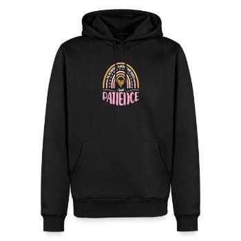 Geschenke für ESE-Lehrer - Männer Premium Bio Hoodie - Schwarz - Vorne - Nico (187cm)