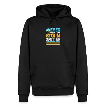 Meteorologie Meteorologe Wetter - Männer Premium Bio Hoodie - Schwarz - Vorne - Nico (187cm)