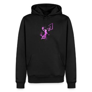 Basketball Girls Basketball Women - Men’s Premium Organic Hoodie - black - Front - Nico (187cm)