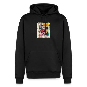 Music Graffiti - Männer Premium Bio Hoodie - Schwarz - Vorne - Nico (187cm)