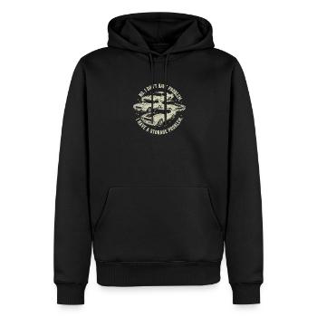 Je n’ai pas de problème de voiture, j’ai un problème de rangement - Sweat à capuche Premium bio Homme - noir - Devant - Nico (187cm)