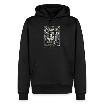 Texas Western Trail Vintage - Sweat à capuche Premium bio Homme - noir - Devant - Nico (187cm)