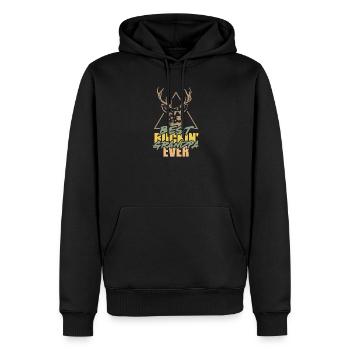 Best Buckin' Grandpa Deer Hunting Gift - Men’s Premium Organic Hoodie - black - Front - Nico (187cm)