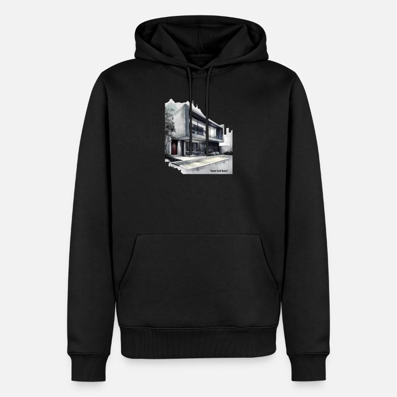 Stone Cold Modern Home - Männer Premium Bio Hoodie - Schwarz