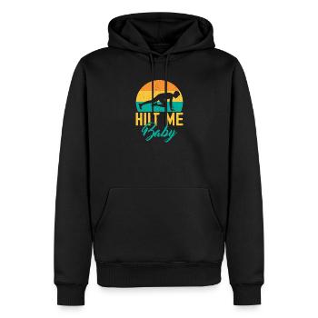 Fitness Fanatics Hiit Me Baby Calisthenics Gym - Männer Premium Bio Hoodie - Schwarz - Vorne - Nico (187cm)