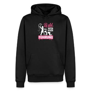 D-38Bald Unter Neuer Führung Dominante Frau - Männer Premium Bio Hoodie - Schwarz - Vorne - Nico (187cm)