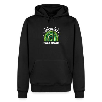 Glücklichstes Para-Team - Männer Premium Bio Hoodie - Schwarz - Vorne - Nico (187cm)