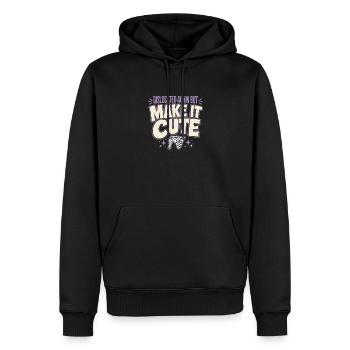 Eds-bewusstsein Ehlers-danlos Zebra-krieger - Männer Premium Bio Hoodie - Schwarz - Vorne - Nico (187cm)