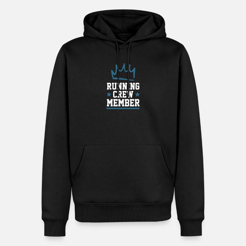 Équipe de Course - Sweat à capuche Premium bio Homme - noir