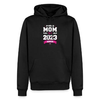 Proud Mom 2023 Senior - Männer Premium Bio Hoodie - Schwarz - Vorne - Nico (187cm)