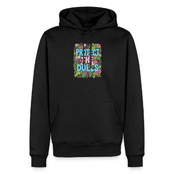 Mois de la Fierté LGBTQ - Protégez les poupées - Sweat à capuche Premium bio Homme - noir - Devant - Nico (187cm)