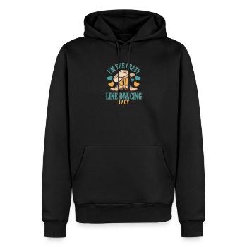 Cadeau de danse en ligne - Sweat à capuche Premium bio Homme - noir - Devant - Nico (187cm)