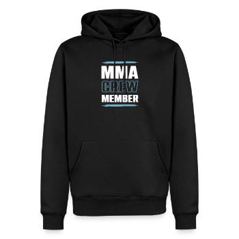 Mma Crew - Männer Premium Bio Hoodie - Schwarz - Vorne - Nico (187cm)