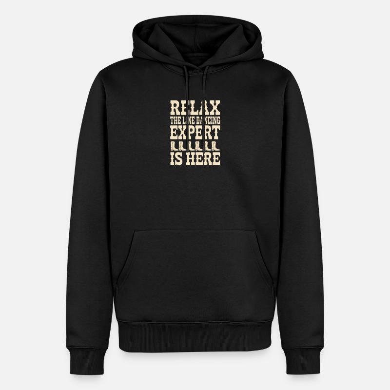 Cadeau de danse en ligne - Sweat à capuche Premium bio Homme - noir