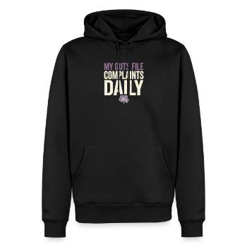 Morbus Crohn, Morbus Crohn, Ibd-krieger - Männer Premium Bio Hoodie - Schwarz - Vorne - Nico (187cm)