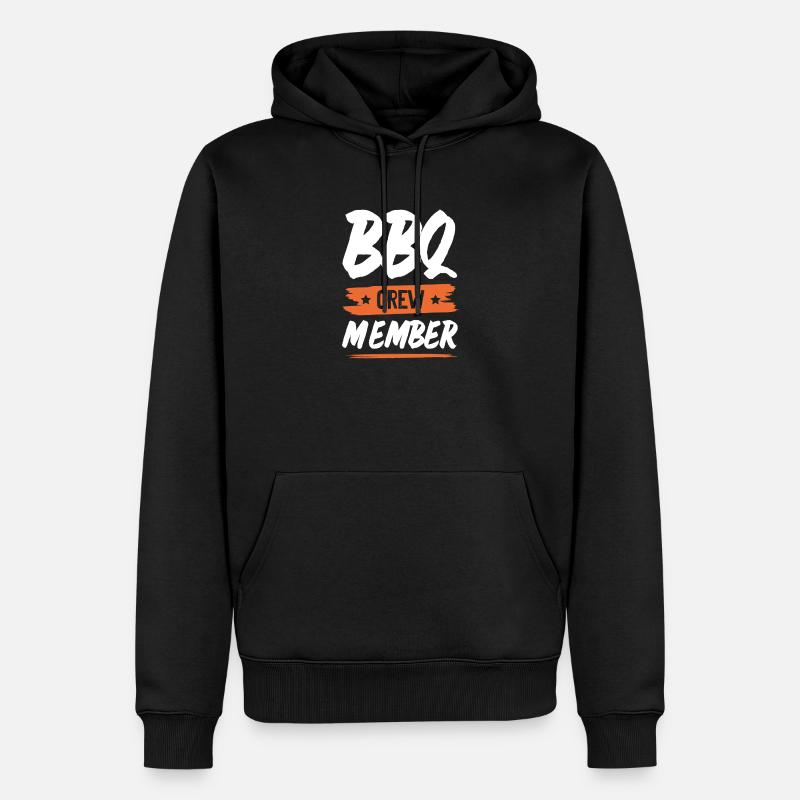 Équipe de barbecue - Sweat à capuche Premium bio Homme - noir