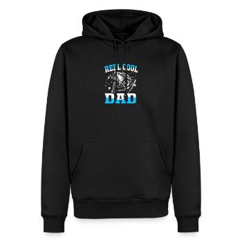 Forelle Forellenteich Angelrute Angler Anglerfisch - Männer Premium Bio Hoodie - Schwarz - Vorne - Nico (187cm)